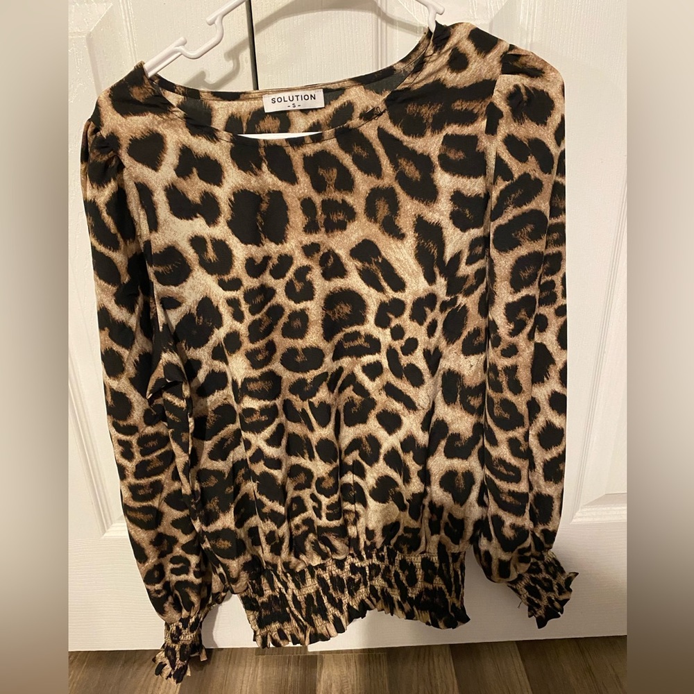 Leopard blouse